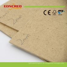 Tablero simple crudo de MDF de 2 mm para el mercado de África